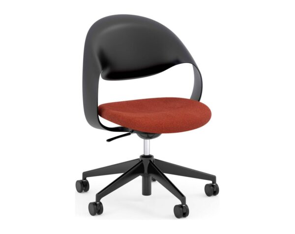 Loop Multi-Purpose Chair - Black Frame with Red Seat