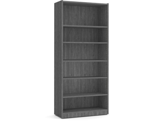 Heavy Duty Bookshelves – 6 Shelf - Newport Grey