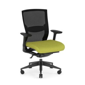 Propel Office Chair - Black Frame with Green Seat