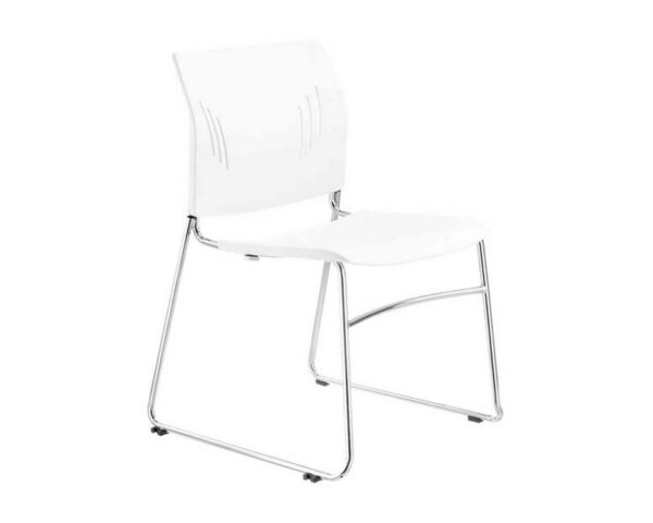 Tela Guest Chair - White SKU 3080