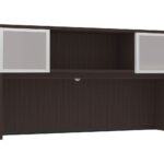 66" Hutch with 2 Glass Doors - PL140OH(1)/PL40SGD-A(1) +$399.00