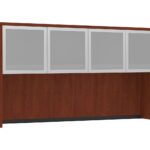 71″ Hutch with 4 Frosted Glass Doors-PL144OH/44SGD(2) +$529.00