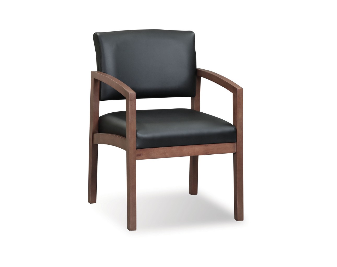 Jackson Guest Chair – Modern Walnut  -SKU 1700