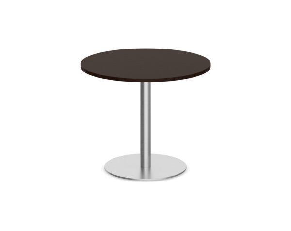 classic 42in round meeting table - espresso