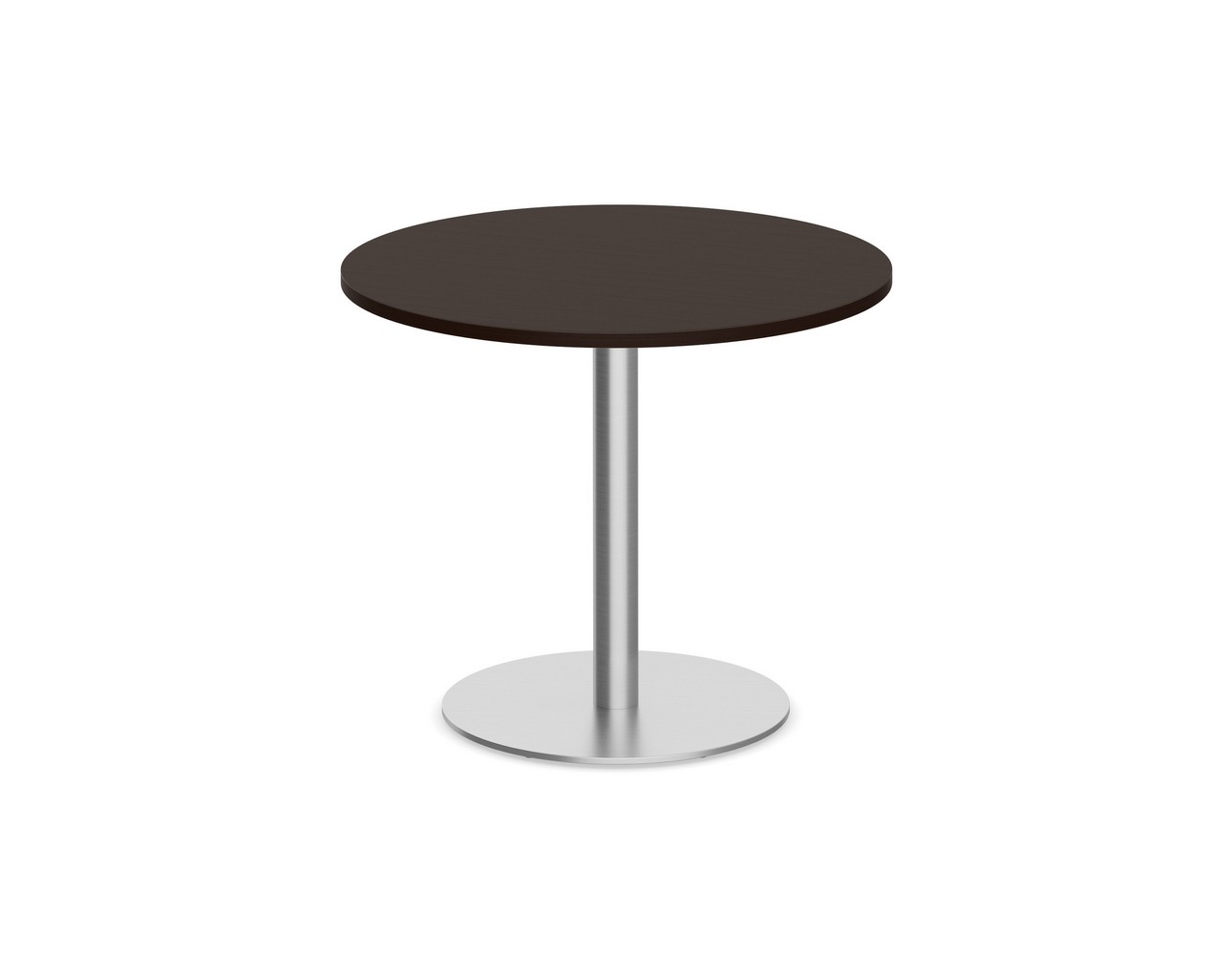 classic 42in round meeting table – espresso