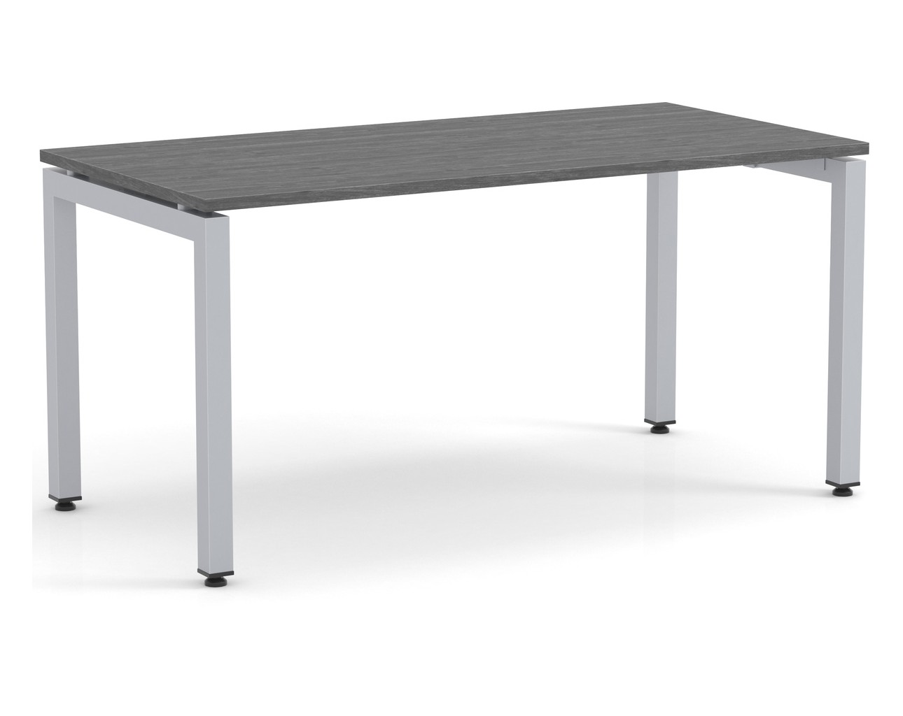 Elements Desk Newport Grey Finish – Silver Legs