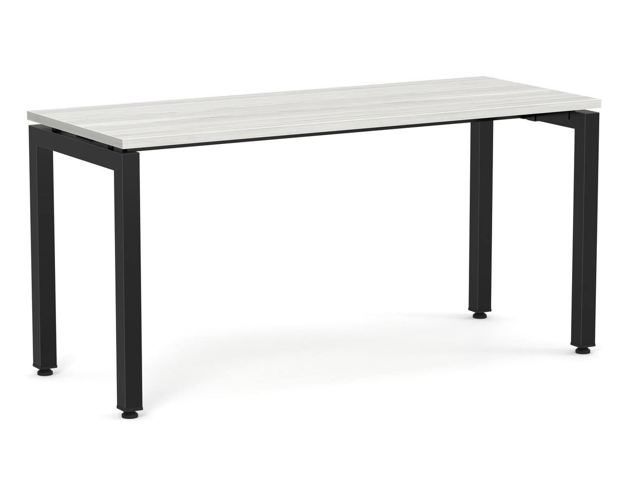 Elements Desk Silver Birch Finish – Black Legs