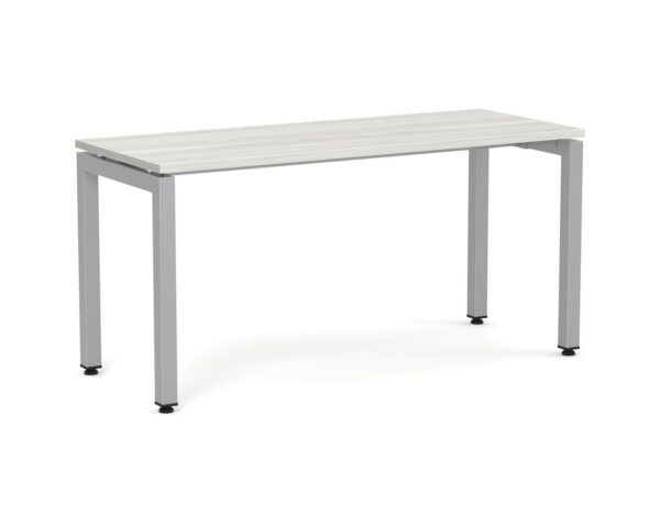 Elements Desk Silver Birch - Silver Legs