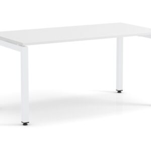 Elements Desk White Finish - White Legs