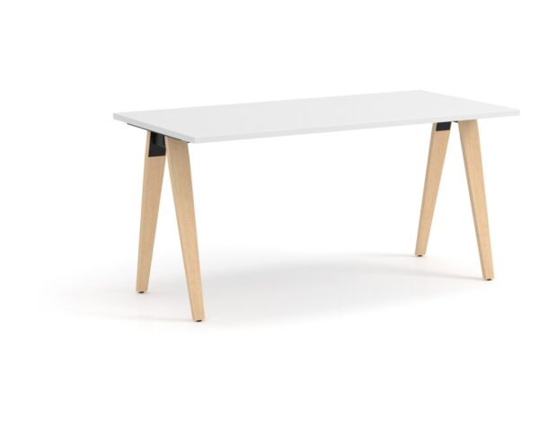 signature desk 24x72 white-oak-black