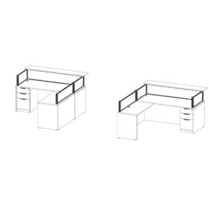 Borders Plus Reception Desk Package C5 - Wireframe