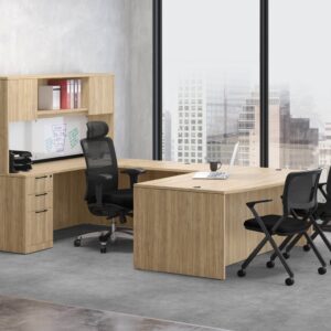 Package 1-CC - Classic U Shaped Executive Desk - 71 x 112