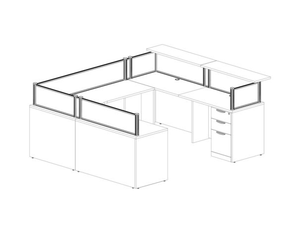 Borders Plus Reception Desk Package C6-2