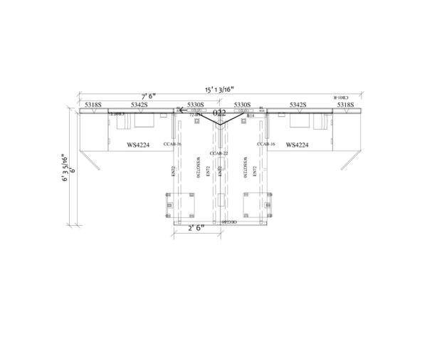 Tayco Dual Workstation Package - 2D