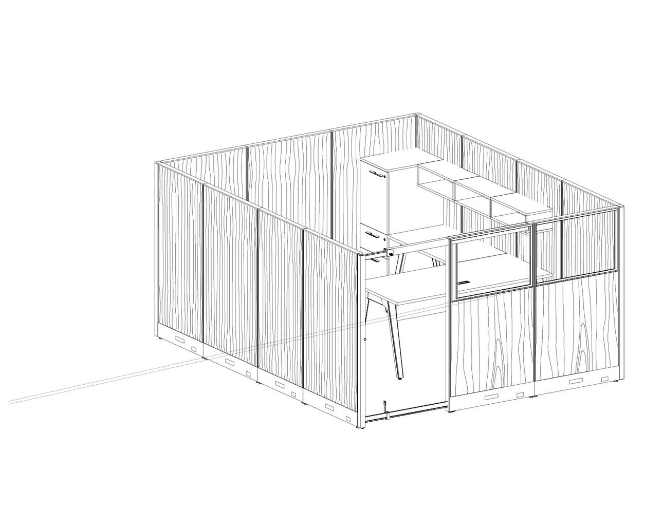 Tayco Switch Cubicle Package TS19 3D