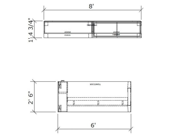 Tayco Halifax Desk - TH02 - 2D