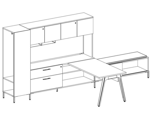 Tayco Halifax Desk TH06 - 3D