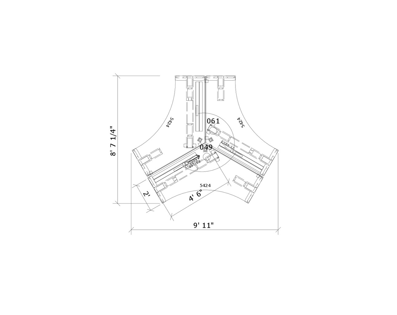 Tayco Collaborative Standing Desks Package – TV11