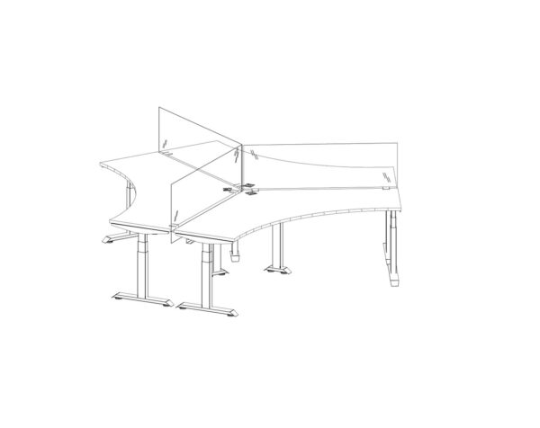 Tayco Collaborative Standing Desks Package - TV11