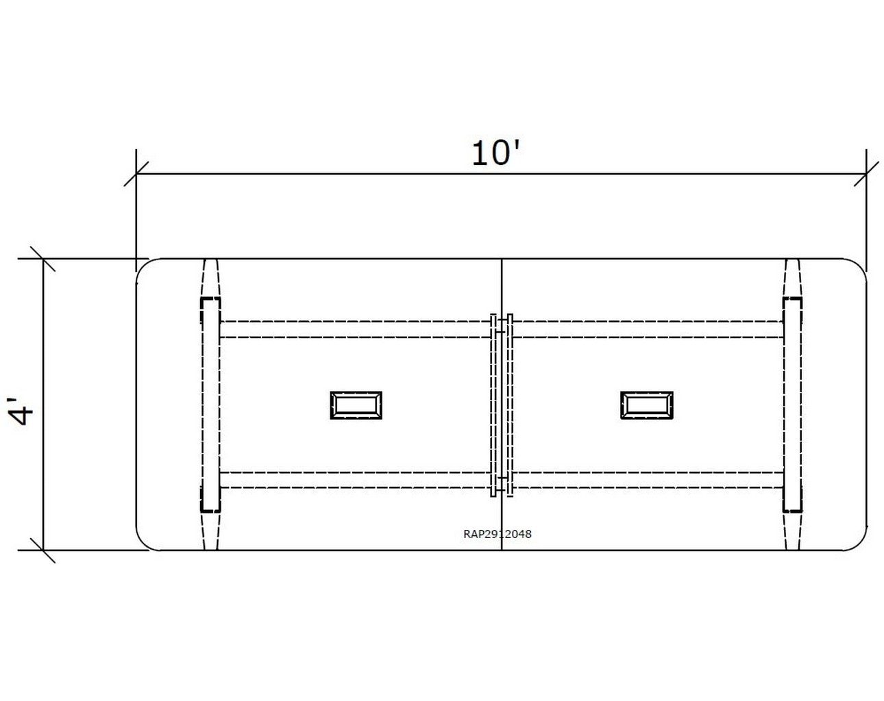 Tayco Halifax Conference Table TH16 – 3D