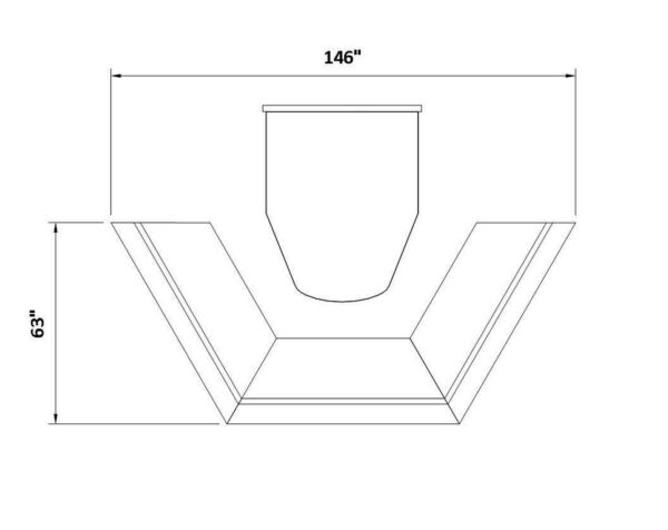 Artopex Collaborative Table DW-14-08 - 2D