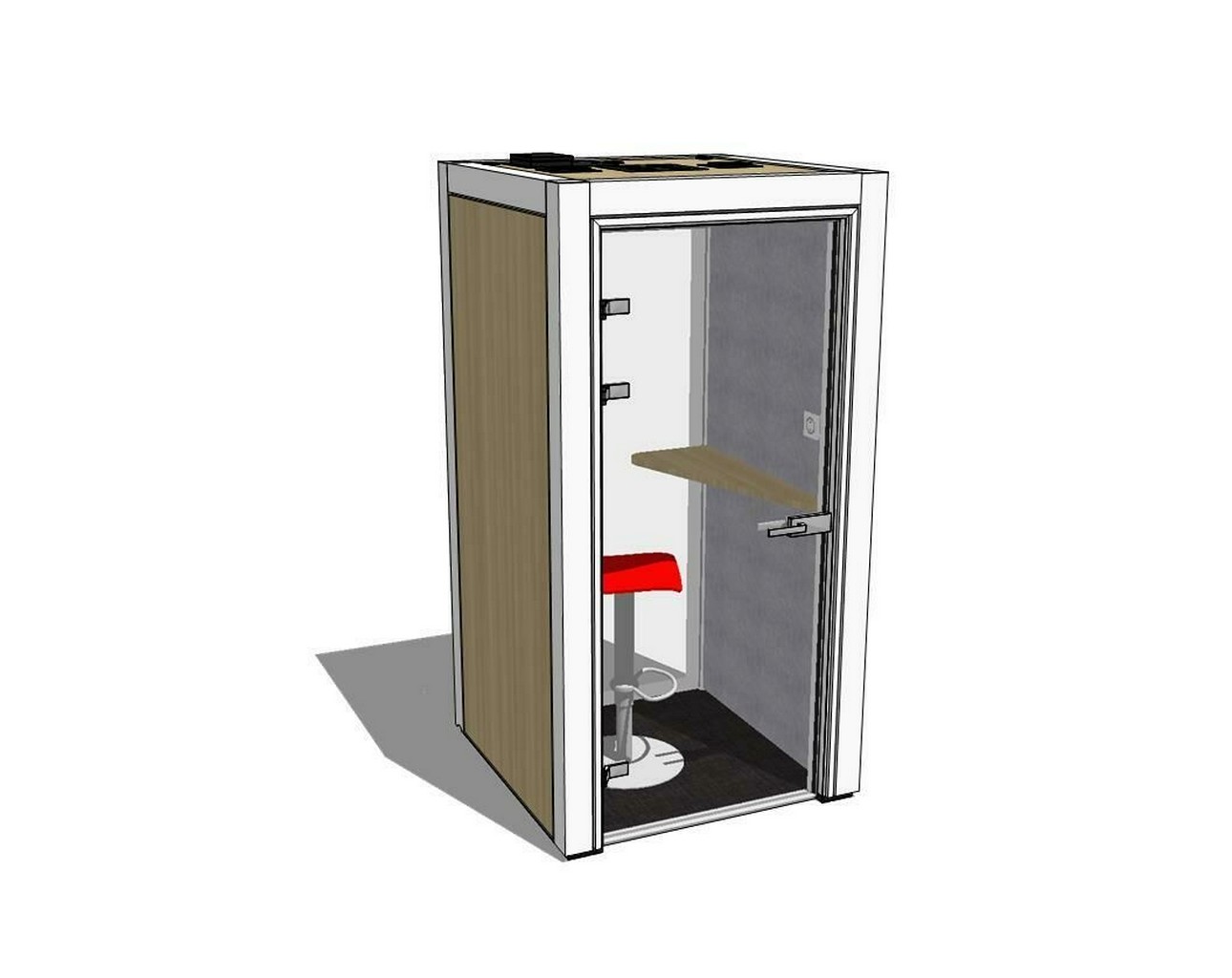 Artopex Mute Box Privacy Booth – MB-19-07 – 3D Shade