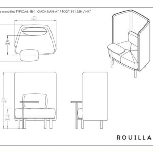 CAT-4B Coast Lounge Pod Dimensions