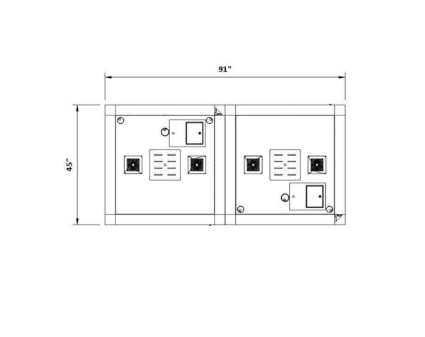 Artopex Mute Box Privacy Booth - MB-19-03 - 2D