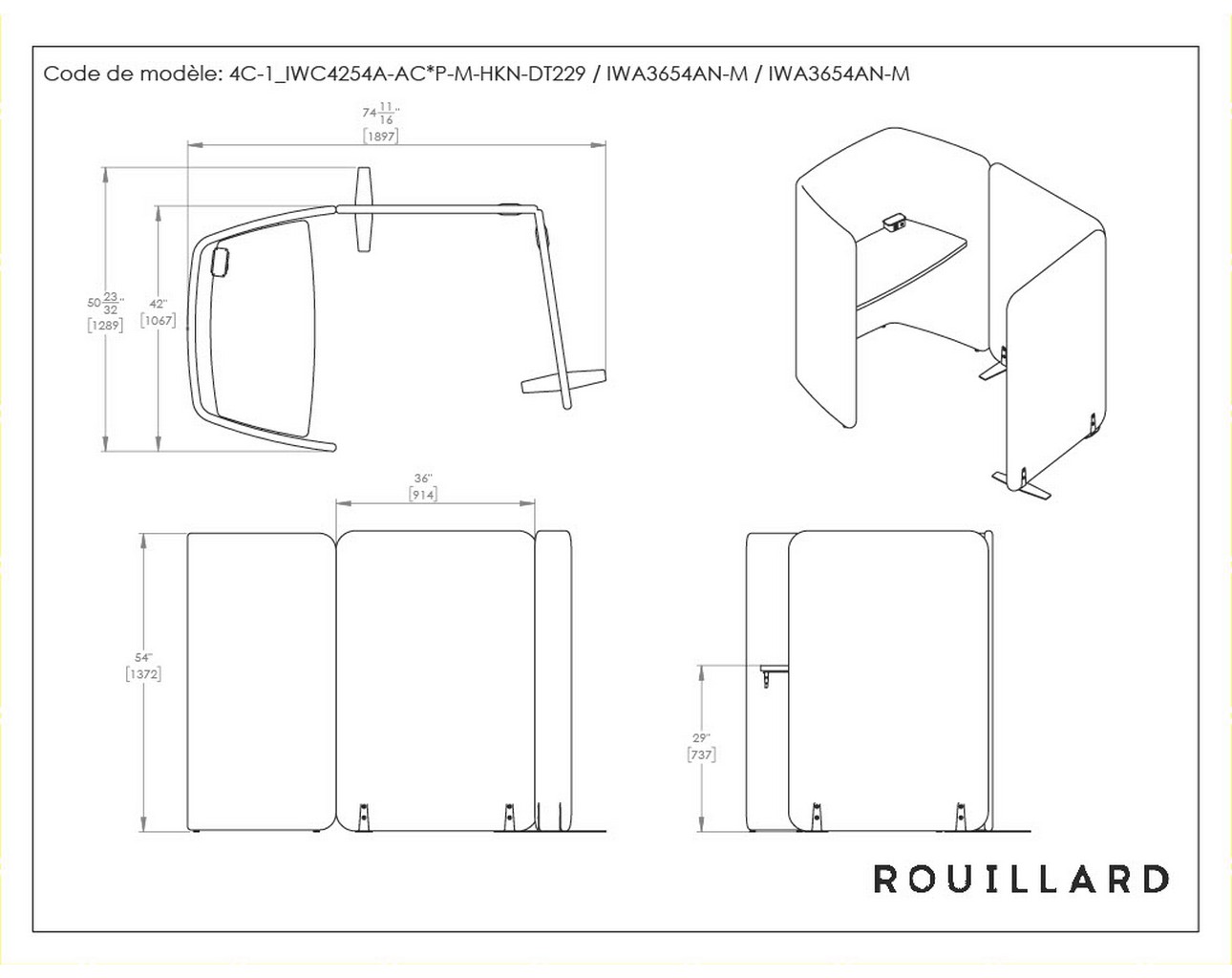 Wisp Individual Work Pod – 2