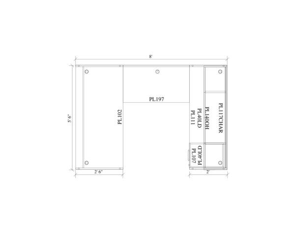 Package 2-CC - Lam Doors RH - 2D