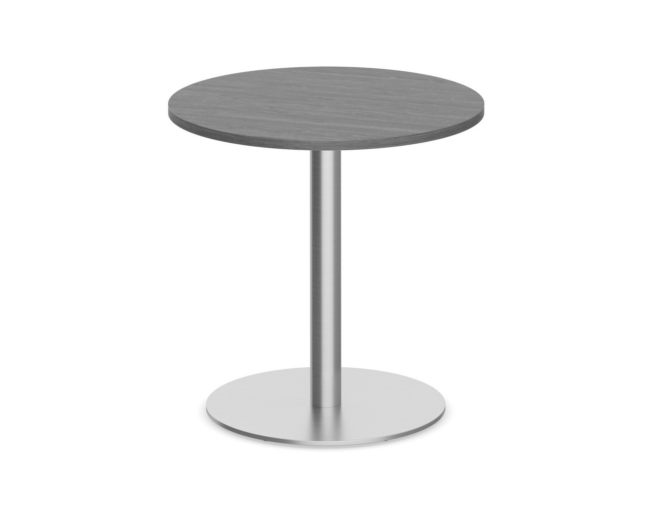 Round Top - Round Base Meeting Table - 30" - Newport Grey