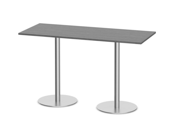 Classic Bistro Meeting Table - 30"D x 72"L - Newport Grey