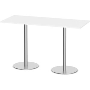 Classic Bistro Meeting Table - 30"D x 72"L - White