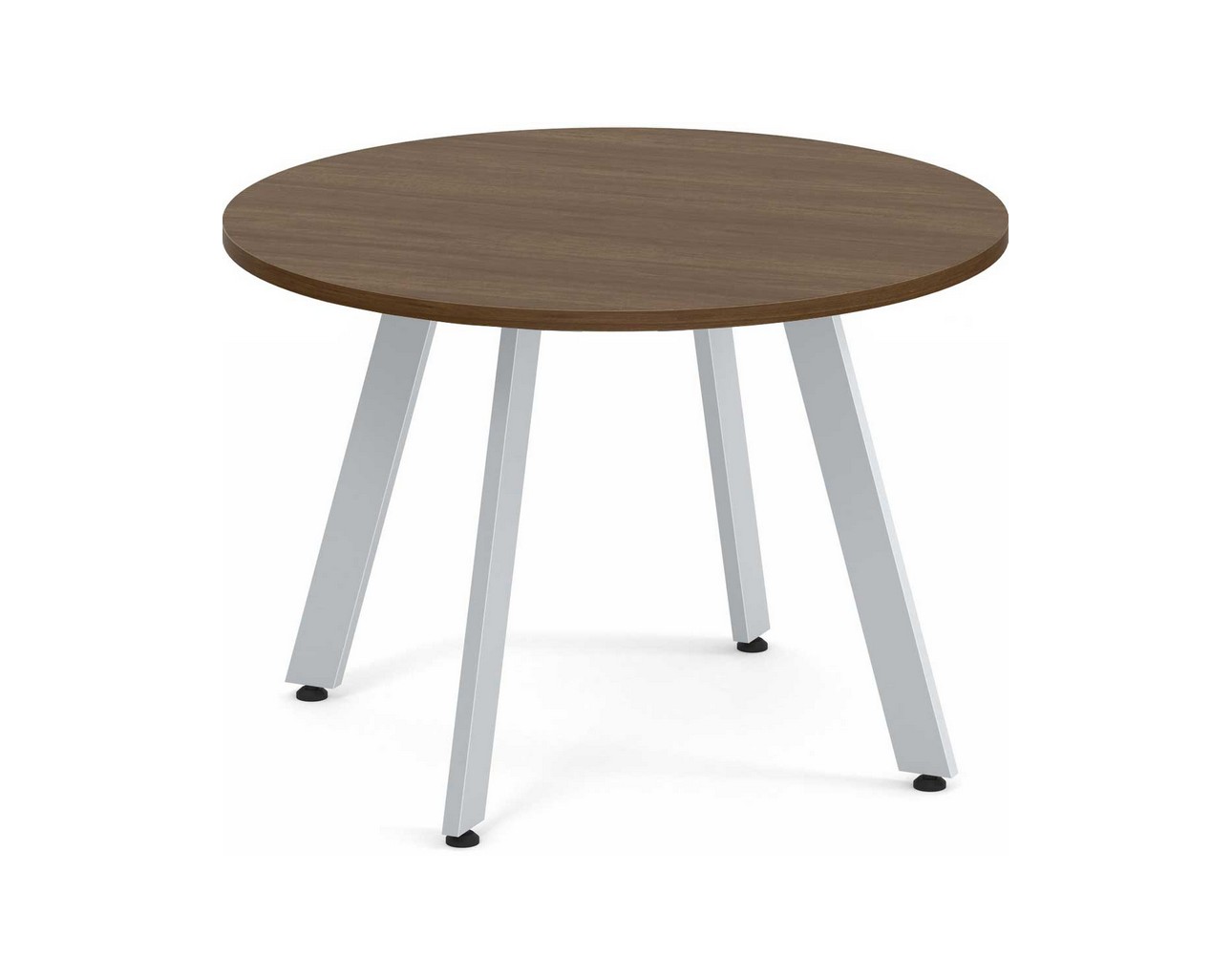 Round V-Leg Meeting Table - 42in - Espresso