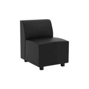 Remix Modular Armless Chair - Black