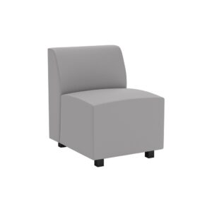 Remix Modular Armless Chair - Grey