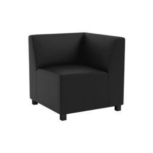 Remix Modular Wedge Chair - Black