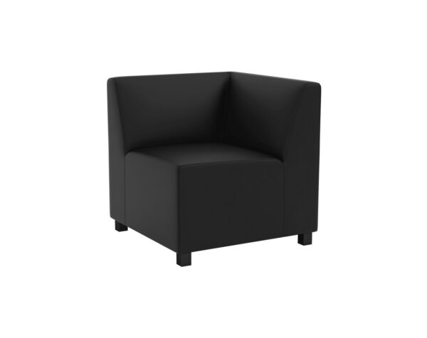 Remix Modular Wedge Chair - Black