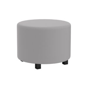 Remix Modular Round Ottoman - Grey