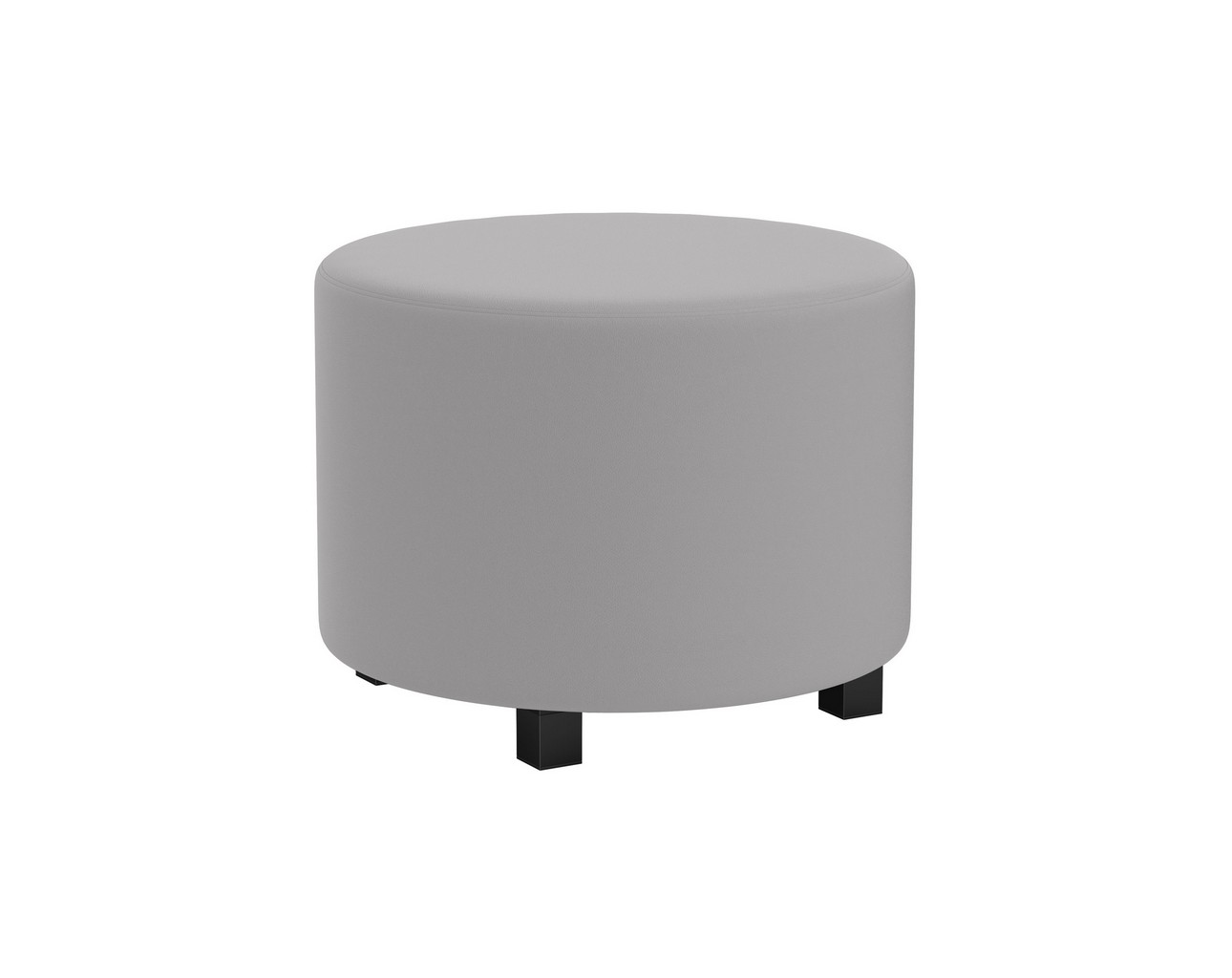 Remix Modular Round Ottoman - Grey