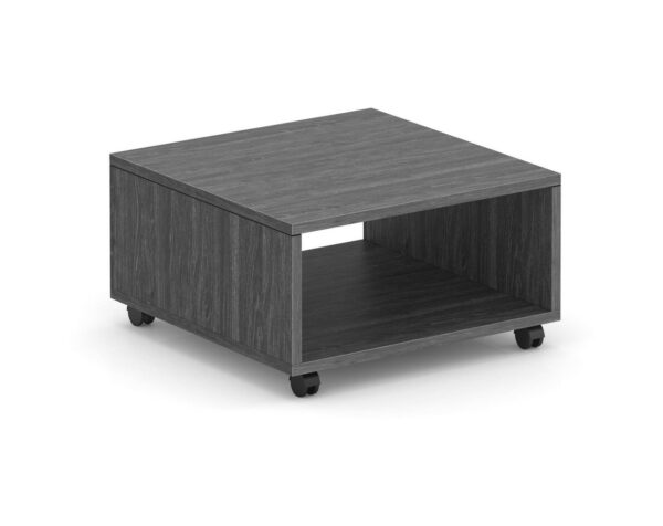 Compose End Table with Casters - Newport Grey