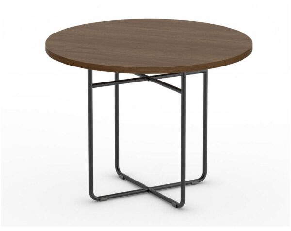 Coopertown Round End Table 30" - Modern Walnut