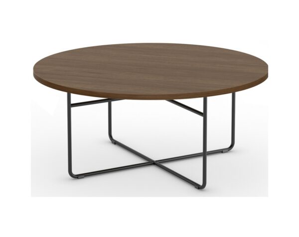 Coopertown Round Coffee Table 36" - Modern Walnut