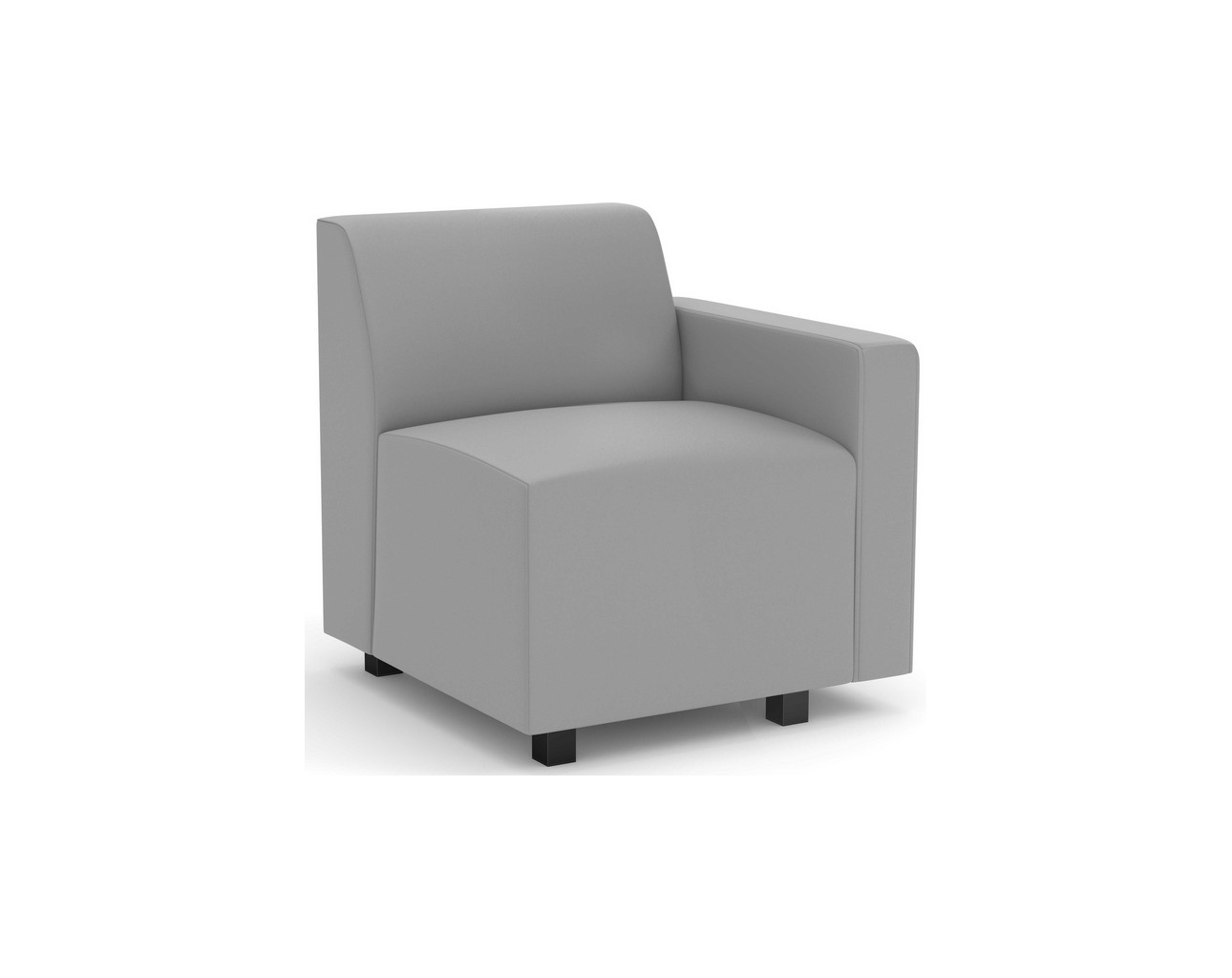 chk97504gryz244ar-reversible modular single arm chair