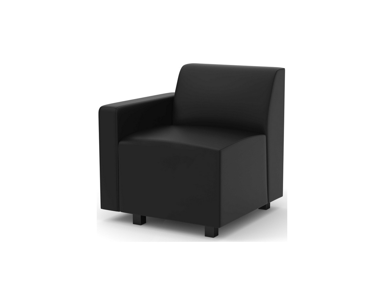 chk97504blku164ar-reversible modular single arm chair-flipped