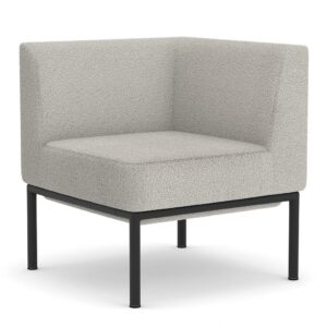 Konnect Modular Lounge Chair - Corner -CHK82332BLKBGE17