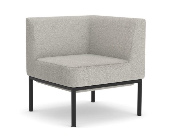 Konnect Modular Lounge Chair - Corner -CHK82332BLKBGE17 Konnect Modular Lounge Chair - Corner -CHK82332BLKBGE17