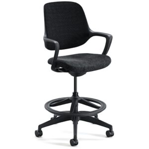 Niro Drafting Chair - 17851BLKBLK463BLK460