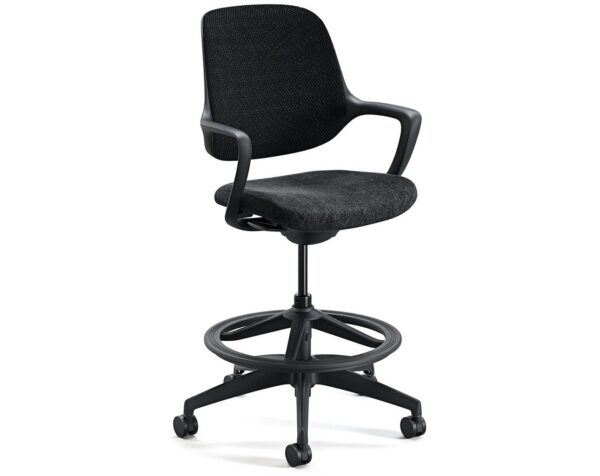 Niro Drafting Chair - 17851BLKBLK463BLK460 Niro Drafting Chair - 17851BLKBLK463BLK460