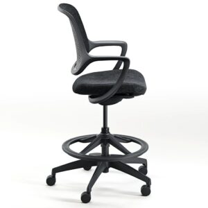 Niro Drafting Chair - 17851BLKBLK463BLK460